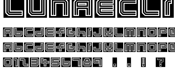 LunaEclipsed  font